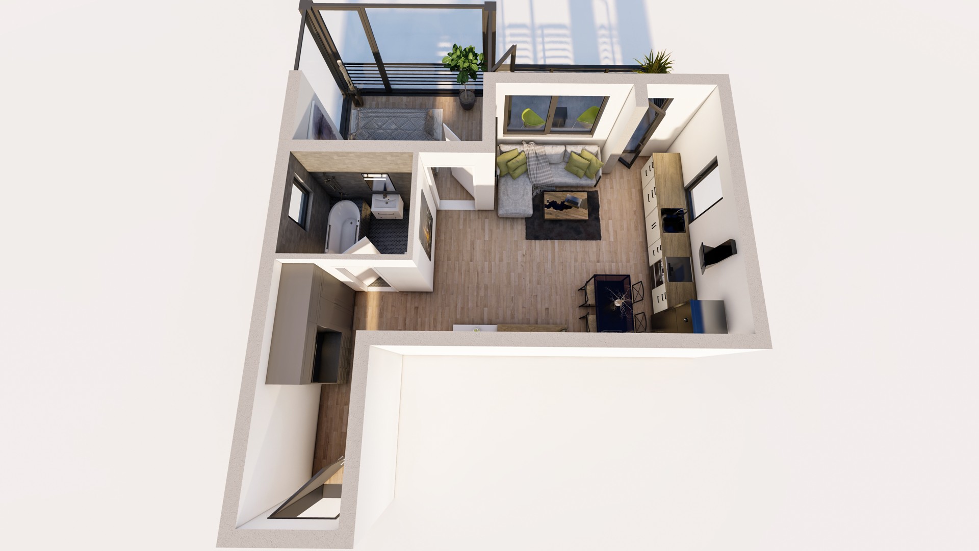 Bloc C1 | Apartamentul E1