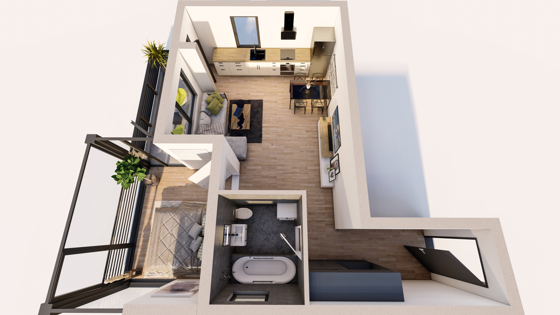 Bloc C1 | Apartamentul E1