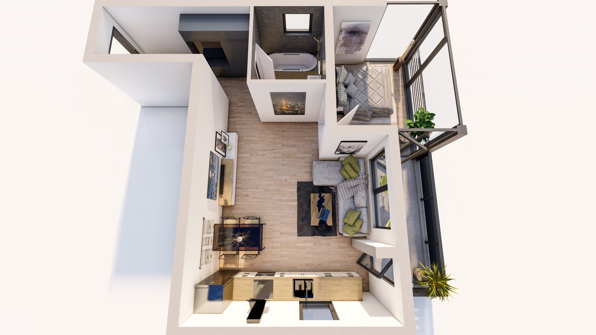 Bloc C1 | Apartamentul E1