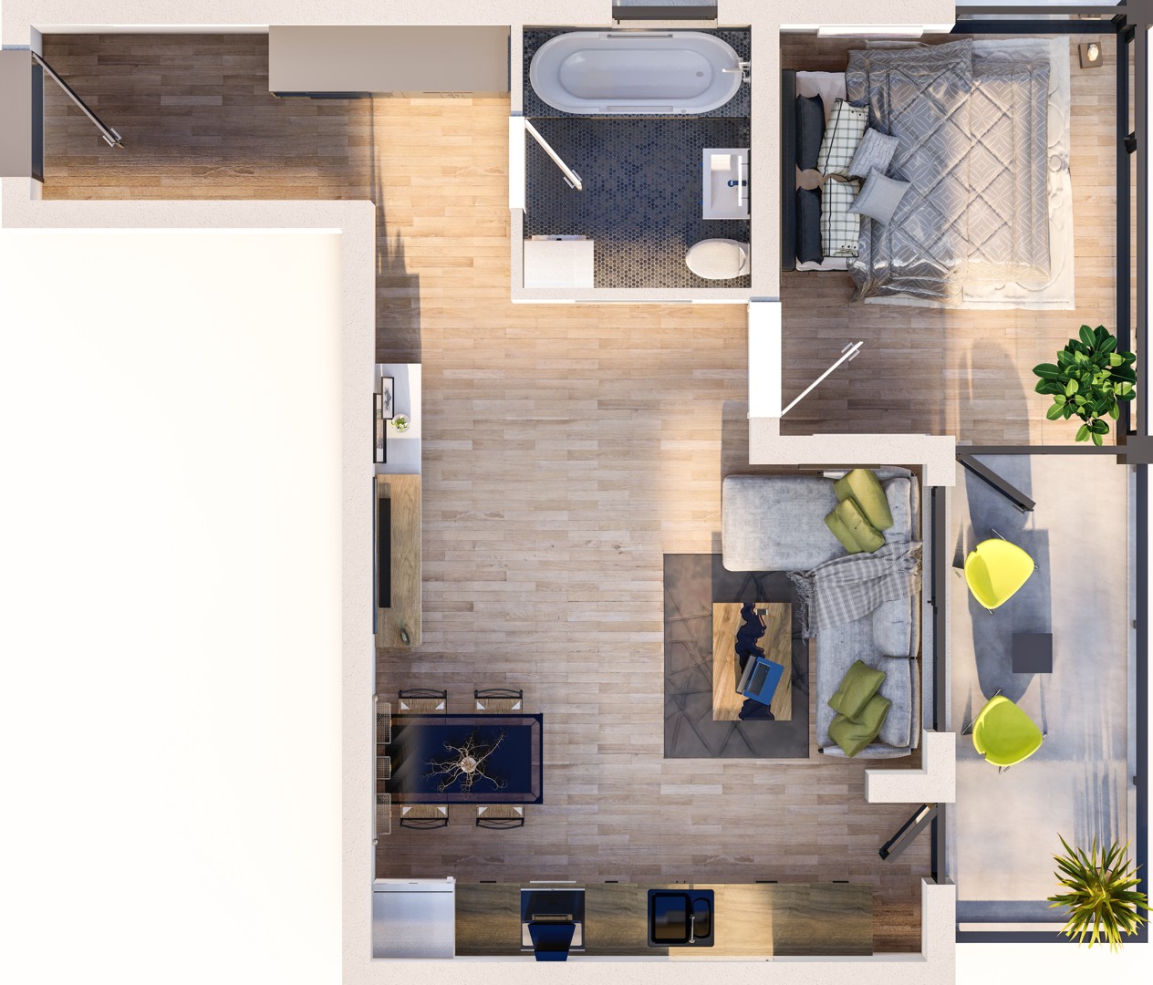 Bloc C1 | Apartamentul E1