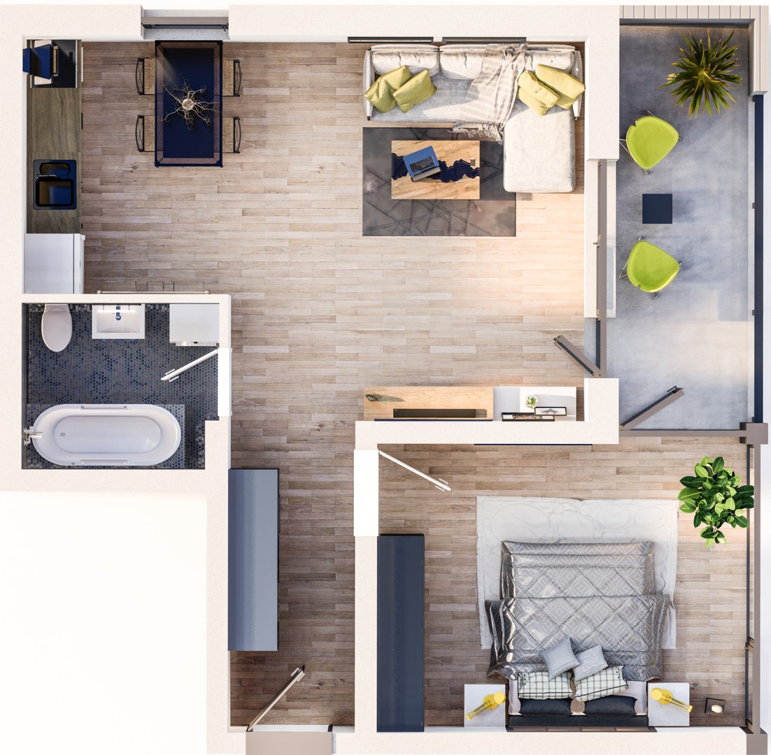 Bloc C1 | Apartamentul E2