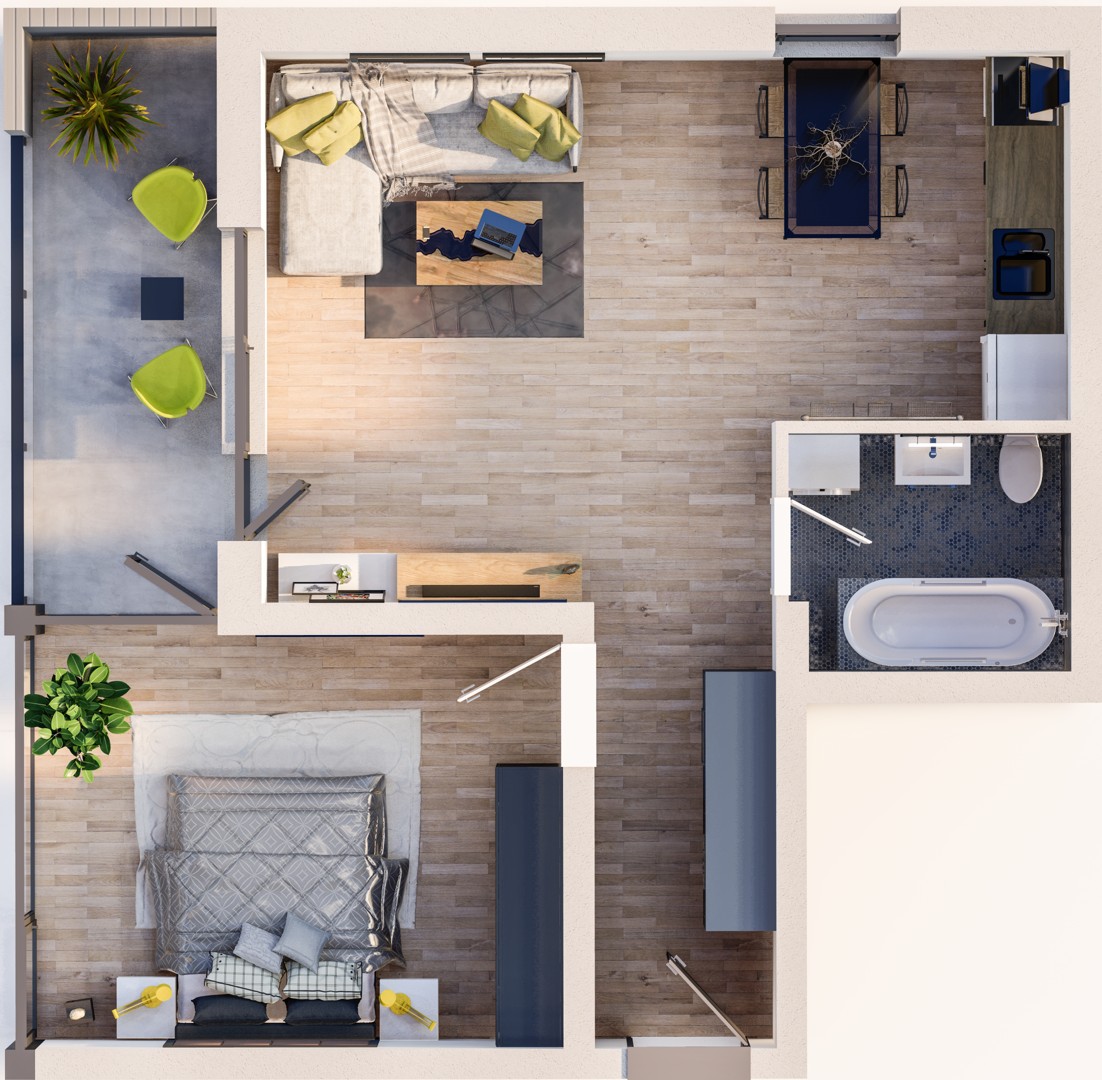 Bloc C1 | Apartamentul E3