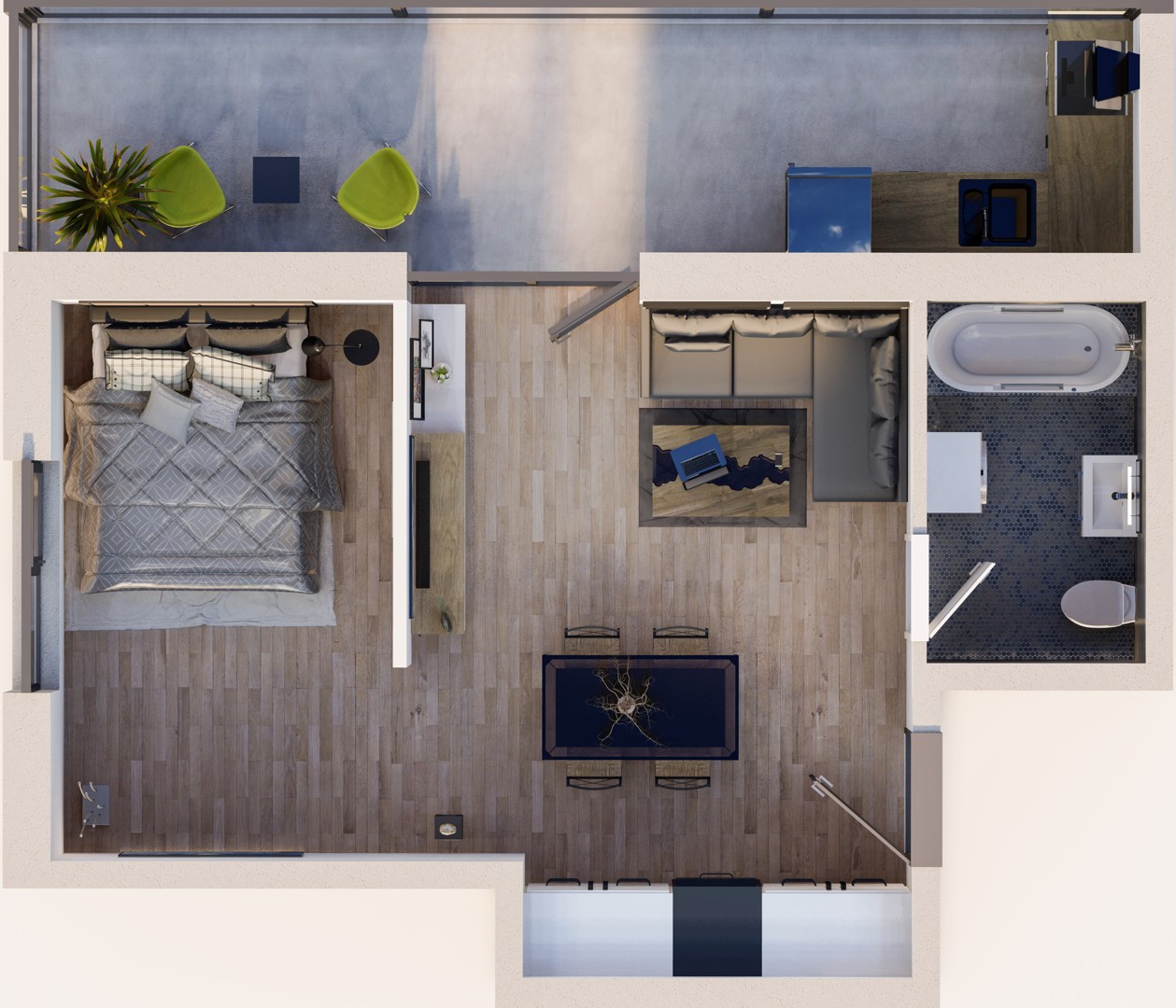 Bloc C1 | Apartamentul E4