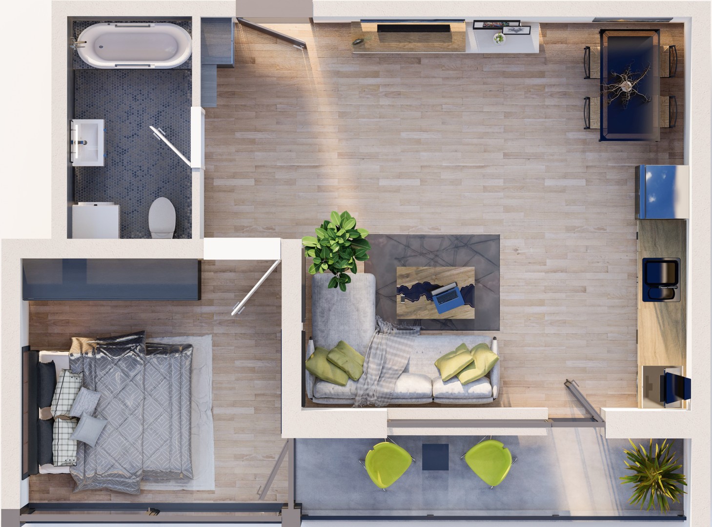 Bloc C1 | Apartamentul E5