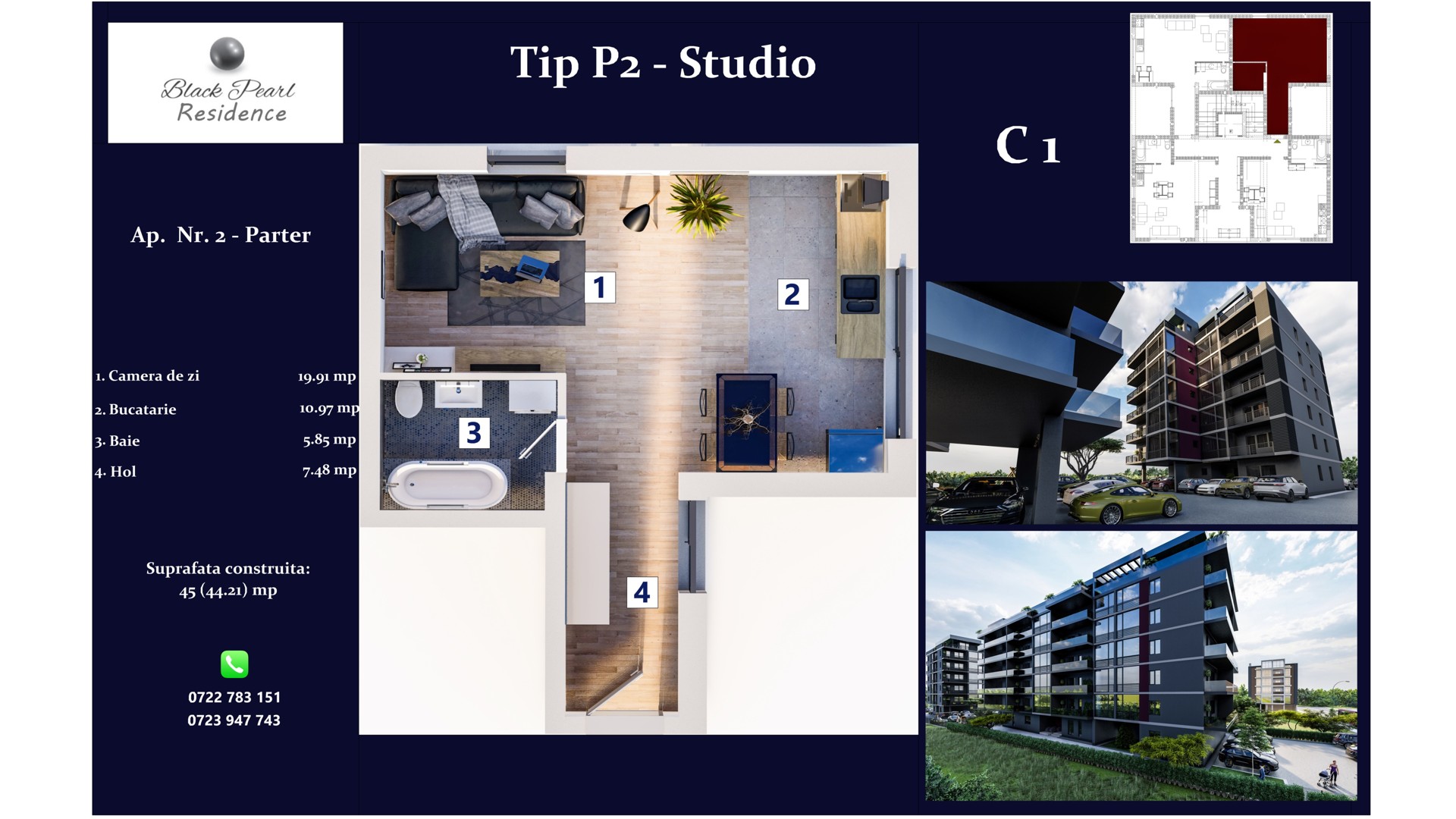 Bloc C1 | Apartamentul S2