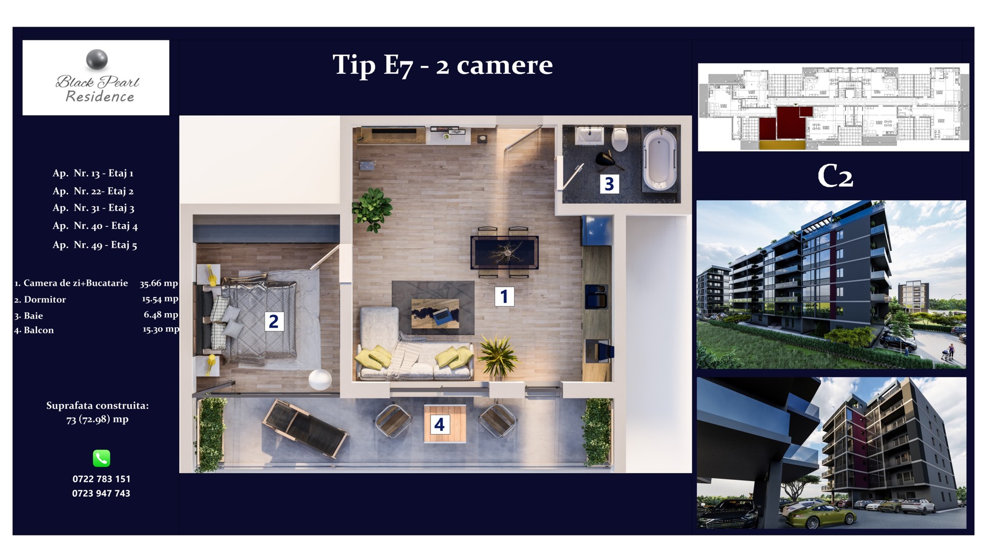Bloc C2 | Apartamentul E7
