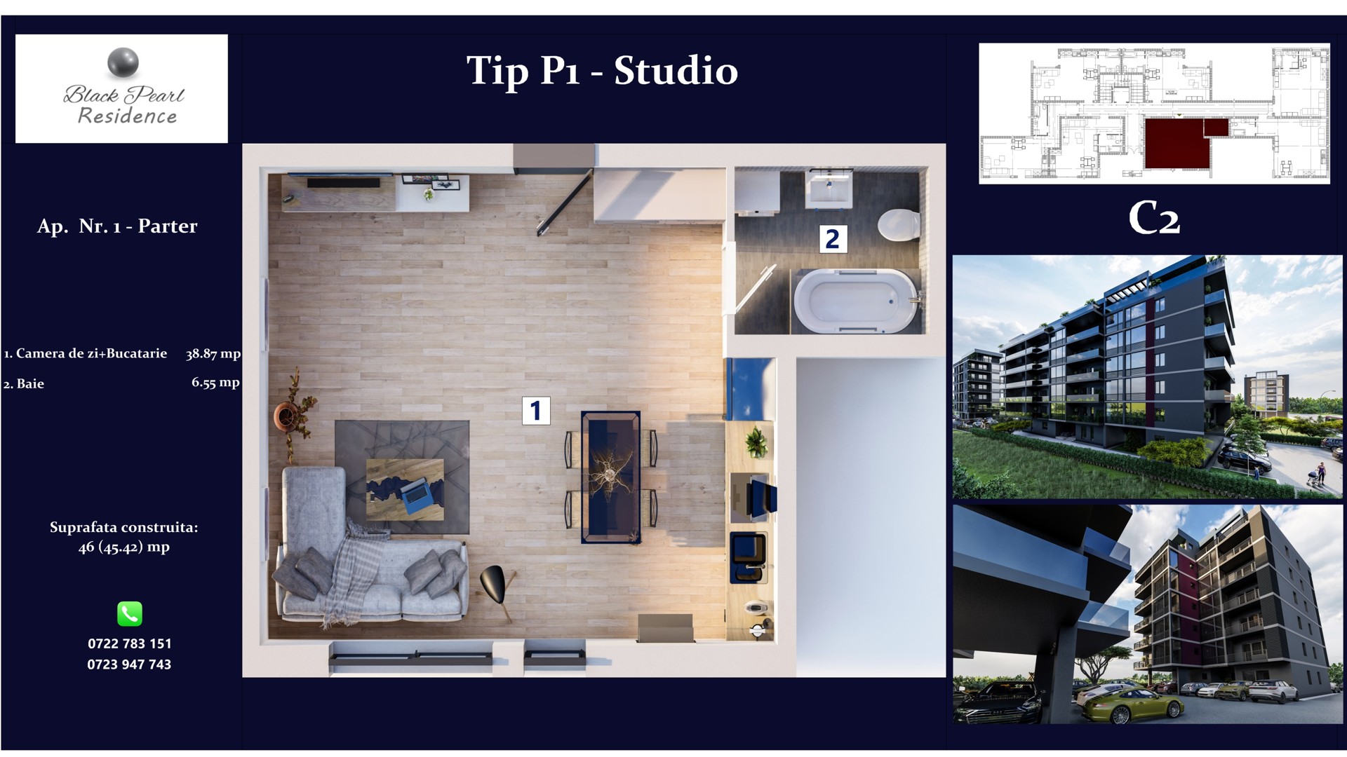 Bloc C2 | Apartamentul S1