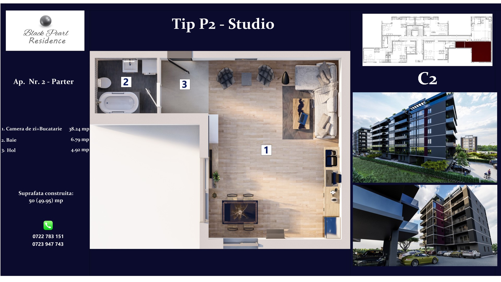 Bloc C2 | Apartamentul S2