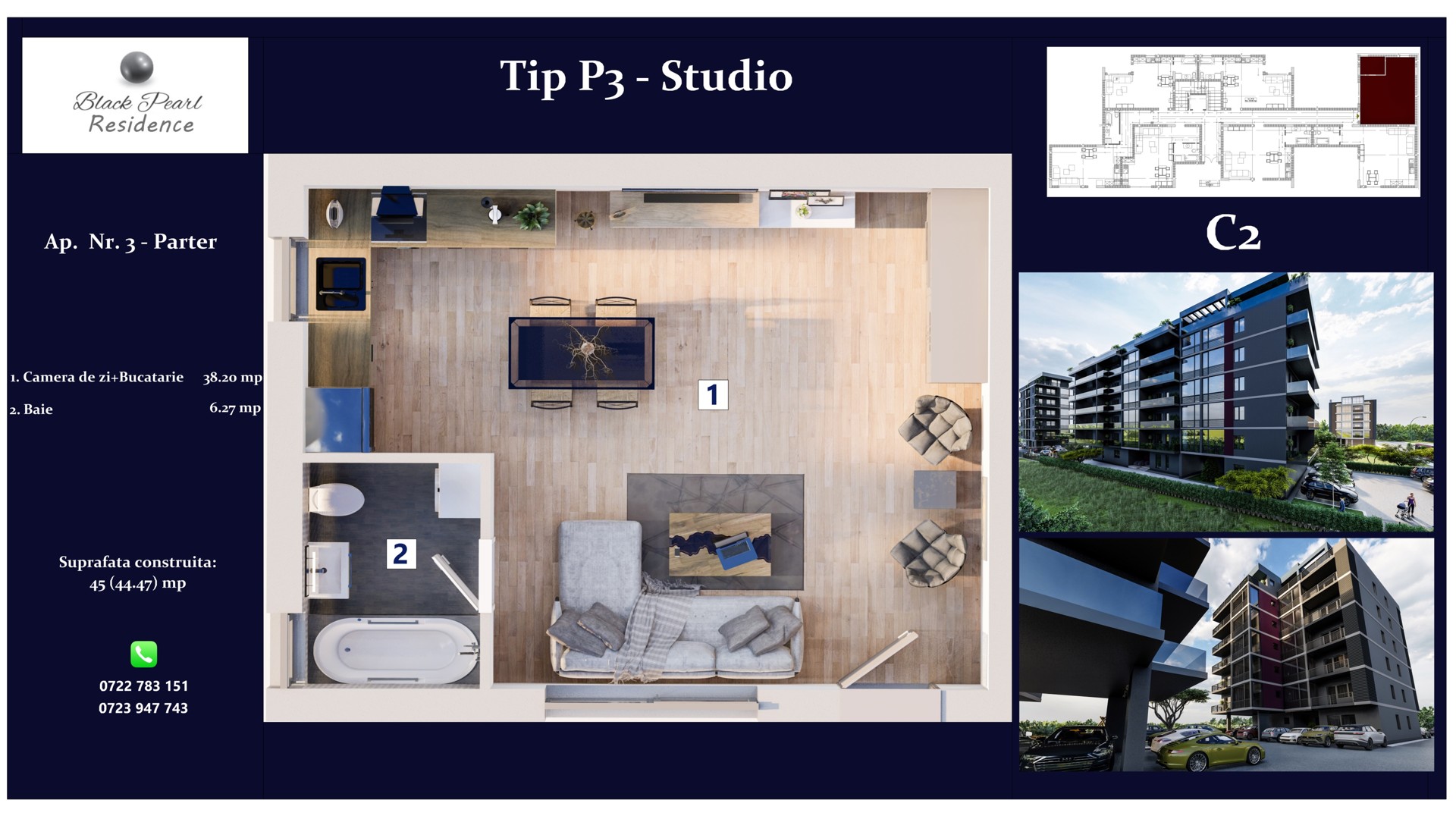 Bloc C2 | Apartamentul S3