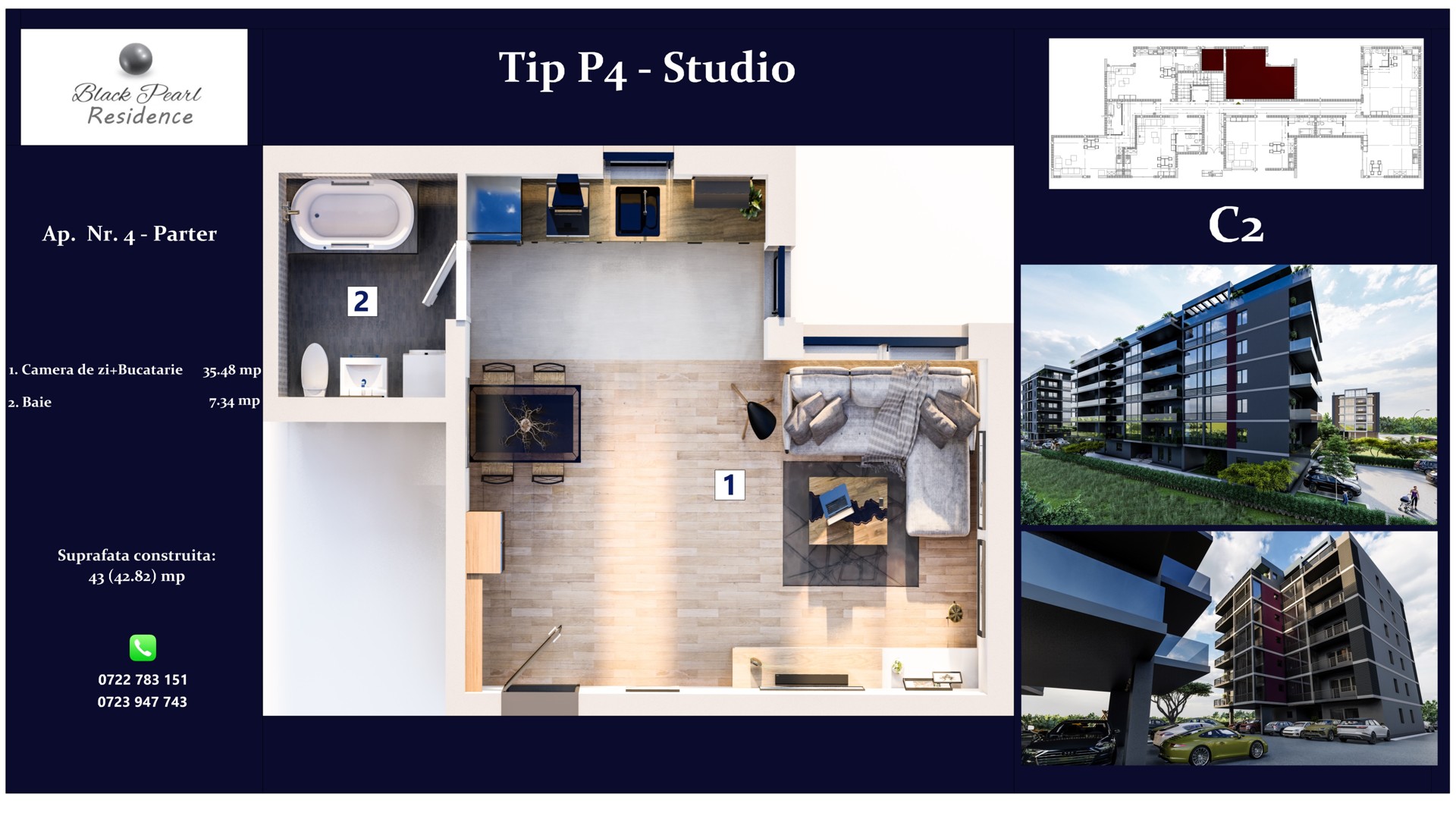 Bloc C2 | Apartamentul S4